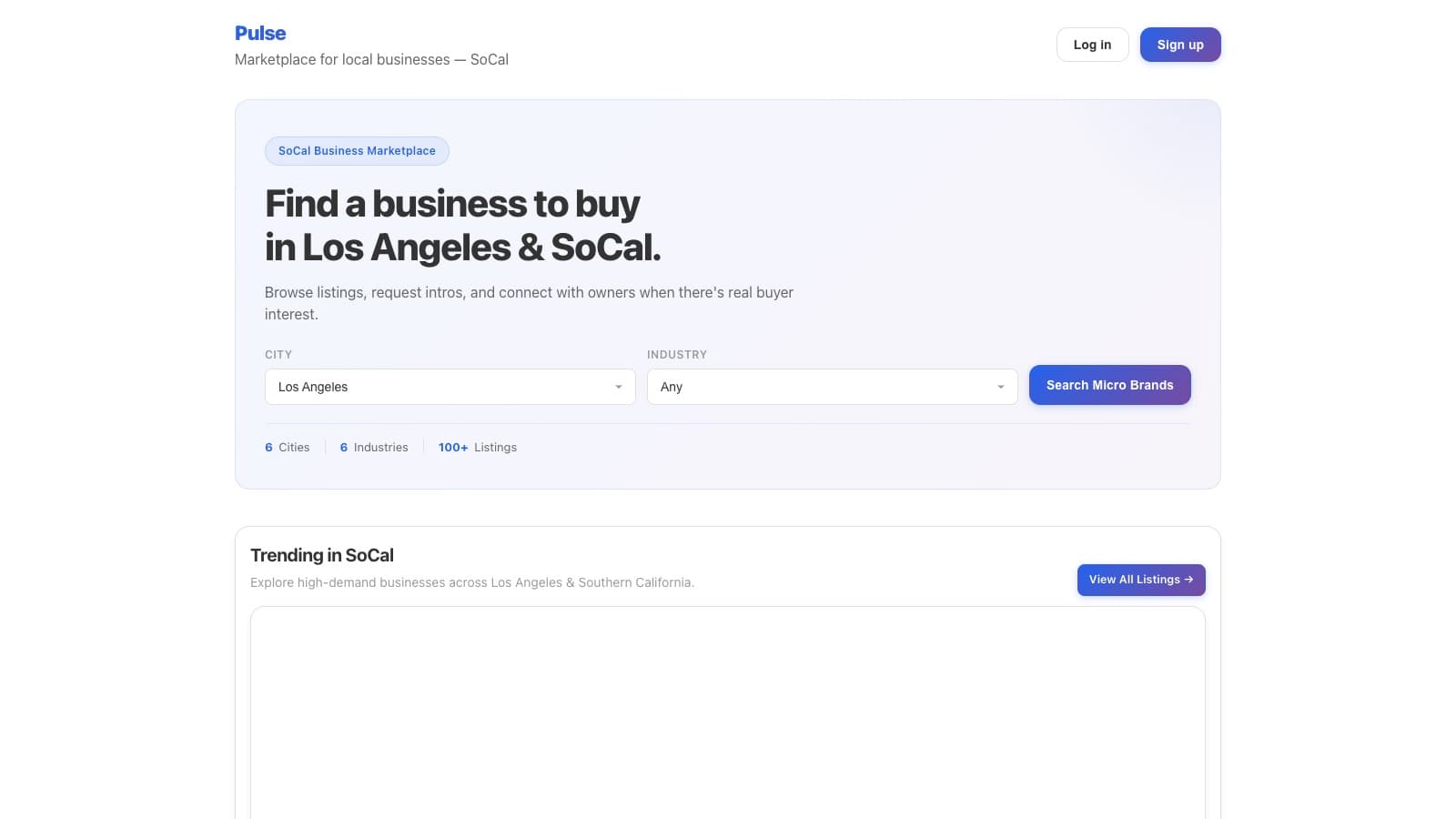 Local Business Acquisition Marketplace