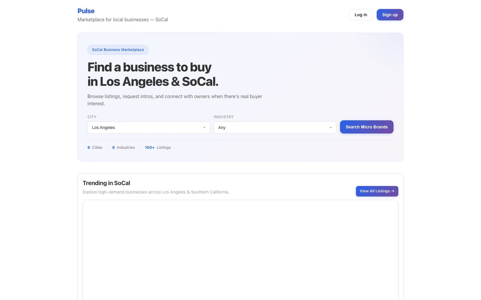 Local Business Acquisition Marketplace