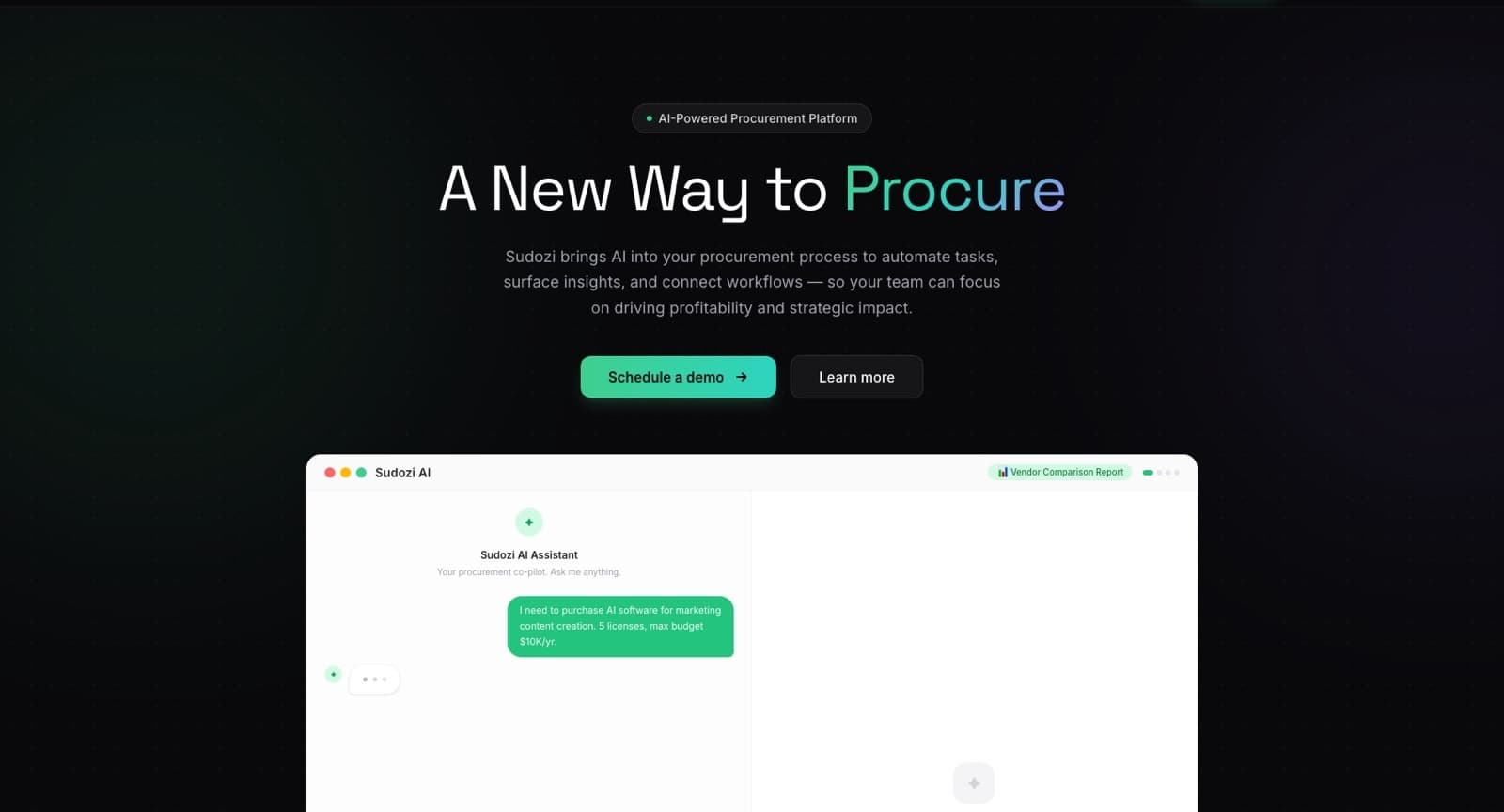 Procurement Orchestration Platform