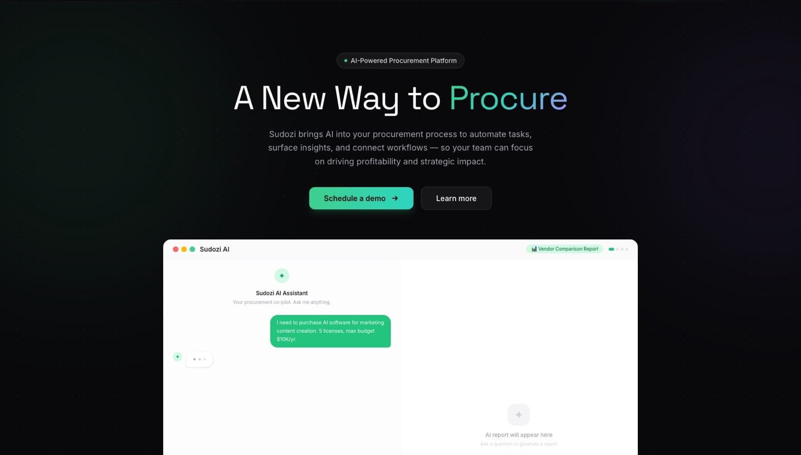 Procurement Orchestration Platform